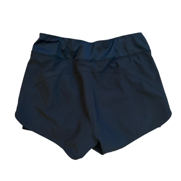 Layers Size XS Black Athletic Pull On Shorts with Built in Biker Shorts - Picture 3 of 7